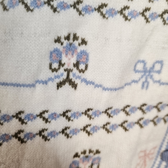 Sunday Up Button Up Cottagecore Floral Soft Girl Bell Sleeve Cardigan Sweater - Picture 7 of 9